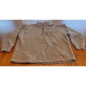 Ariat FR Men's XL Dark Gray Flame Resistant CAT 2 Work 1/4 Zip Fleece Pullover